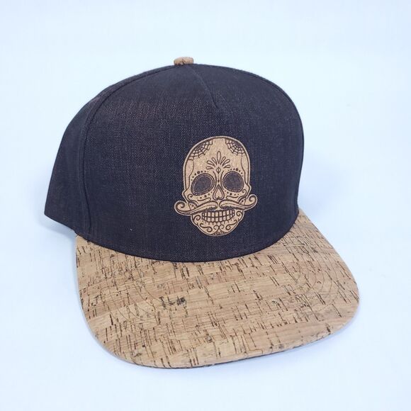 Cork Bill Trucker Hat Snapback Adjustable Cap Excellent Cond Brown - Picture 10 of 10